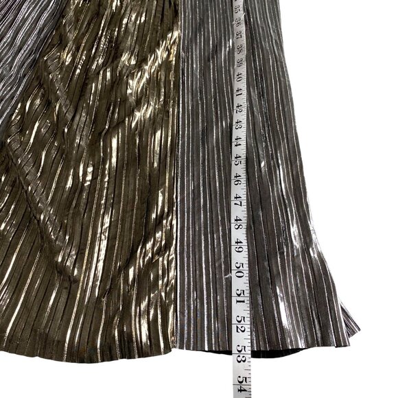 Sabina Musayev Gal Metallic Two-Tone Maxi Dress Sz S NWT Modern Contemporary - Picture 13 of 13
